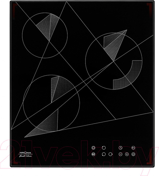 Изображение товара Комплект встраиваемой техники Krona Stretto 45 BL + Fidato 45 BL