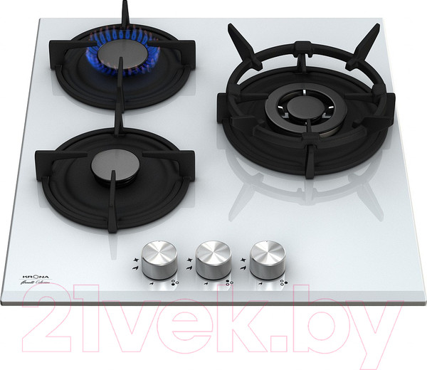 Изображение товара Комплект встраиваемой техники Krona Stretto 45 BL + Fiero 45 WH