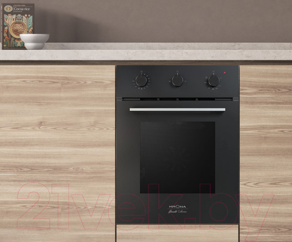 Изображение товара Комплект встраиваемой техники Krona Stretto 45 BL + Fiero 45 BL