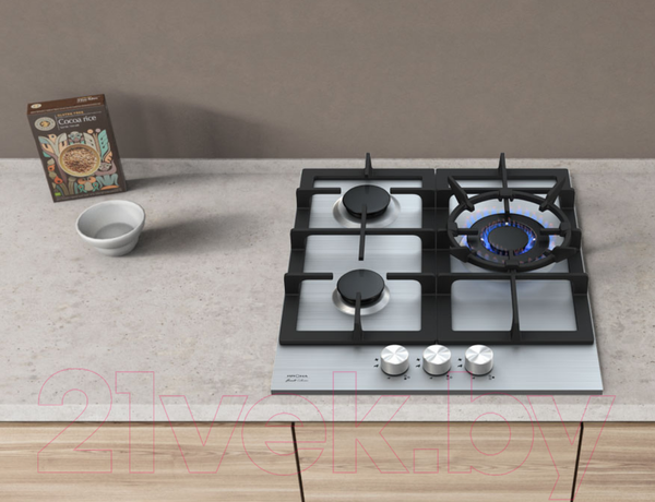 Изображение товара Комплект встраиваемой техники Krona Stretto 45 BL + Tordo 45 IX