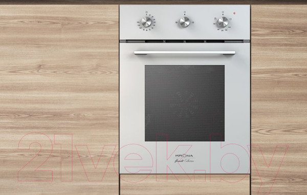 Изображение товара Комплект встраиваемой техники Krona Stretto 45 WH + Fidato 45 BL