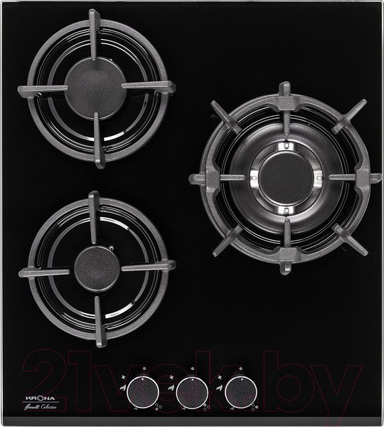 Изображение товара Комплект встраиваемой техники Krona Stretto 45 WH + Fiero 45 BL