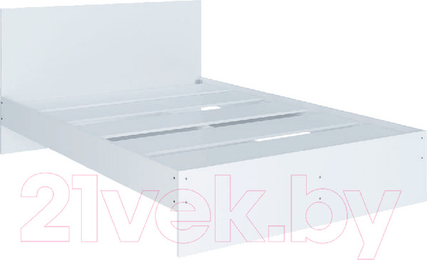 Изображение товара Полуторная кровать Rinner Осло М04 140х200 (белый)