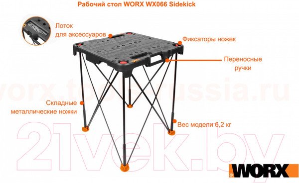 Изображение товара Верстак Worx Sidekick WX066