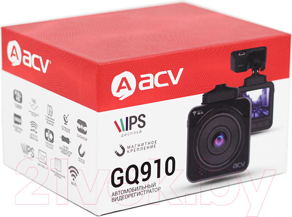 Изображение товара Автомобильный видеорегистратор ACV GQ910
