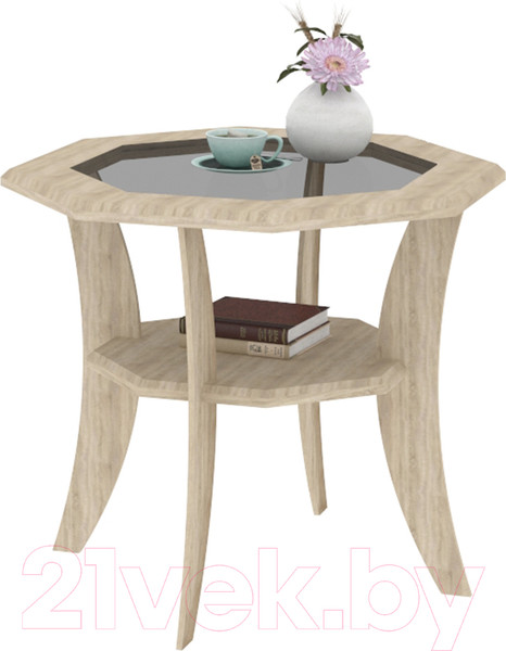 Изображение товара Журнальный столик Кортекс-мебель Лотос-1 (дуб сонома)