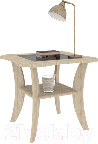 Изображение товара Журнальный столик Кортекс-мебель Лотос-4 (дуб сонома)