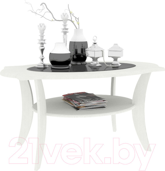 Изображение товара Журнальный столик Кортекс-мебель Лотос-8 (ясень белый)