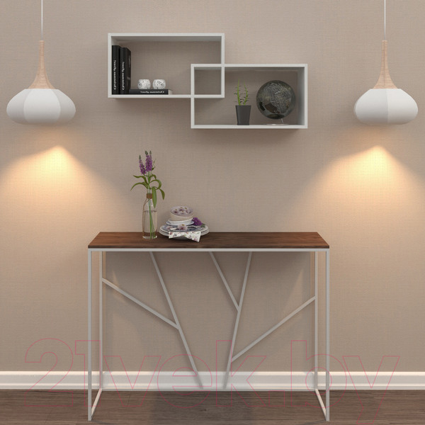 Изображение товара Полка-ячейка Кортекс-мебель КМ 24 (белый)