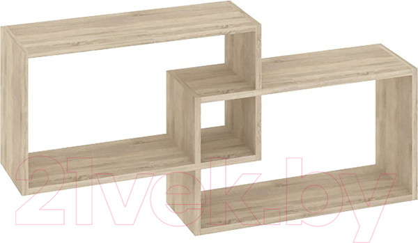 Изображение товара Полка-ячейка Кортекс-мебель КМ 24 (дуб сонома)