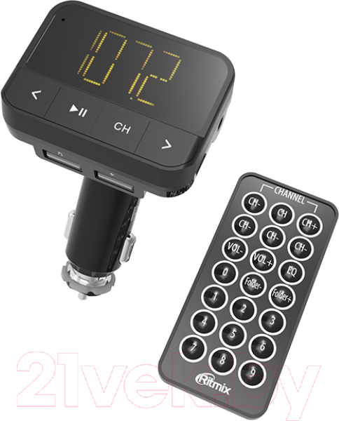 Изображение товара FM-модулятор Ritmix FMT-B200