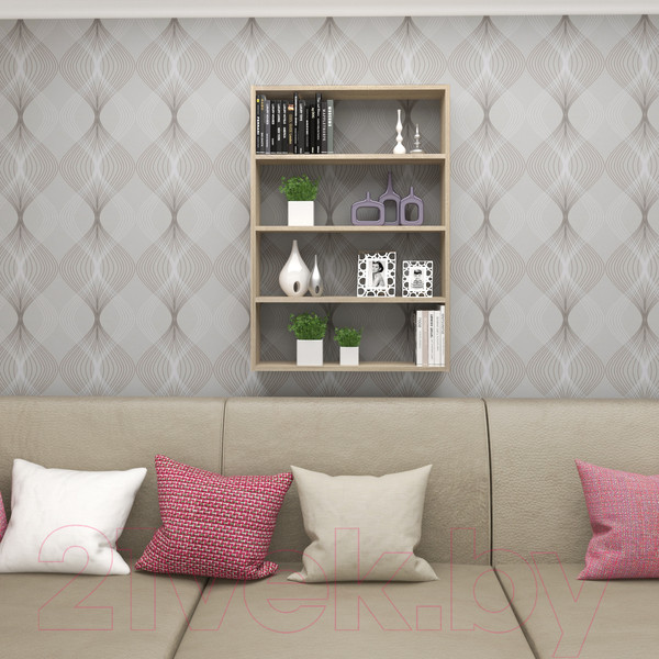 Изображение товара Полка Кортекс-мебель КМ 26 (дуб сонома)