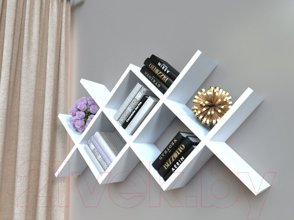 Изображение товара Полка QWERTY Рим / 72013 (белый)