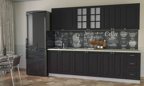 Изображение товара Кухонный гарнитур Интерлиния Мила Деко 2.6 А (пепел/опал светлый)