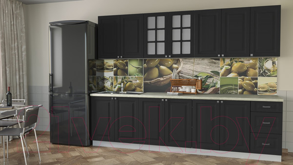 Изображение товара Кухонный гарнитур Интерлиния Мила Деко 2.8 А (пепел/опал светлый)