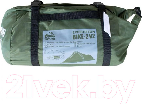 Изображение товара Палатка Tramp Bike 2 V2 / TRT-20g (зеленый)