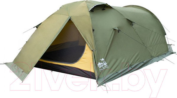 Изображение товара Палатка Tramp Cave 3 V2 / TRT-21g (зеленый)
