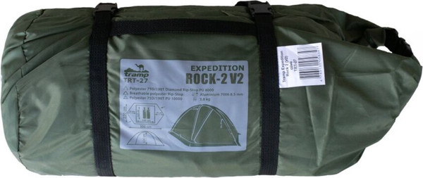 Изображение товара Палатка Tramp Rock 2 V2 / TRT-27g (зеленый)