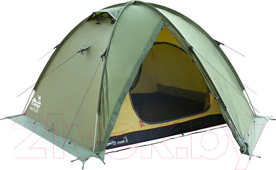 Изображение товара Палатка Tramp Rock 3 V2 / TRT-28g (зеленый)