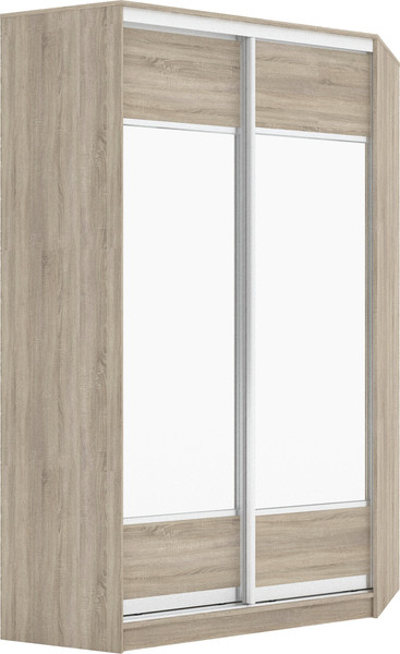 Изображение товара Шкаф-купе Кортекс-мебель Сенатор ШК30 Геометрия ДСП с зеркалом (дуб сонома)