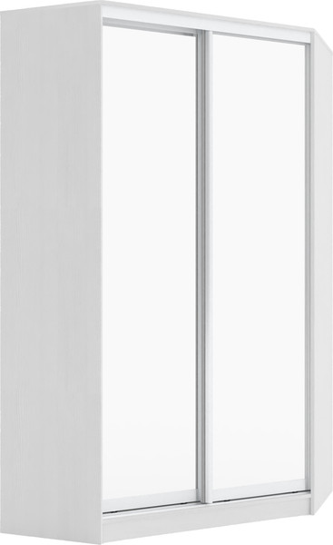 Изображение товара Шкаф-купе Кортекс-мебель Сенатор ШК30 Классика зеркало (белый)