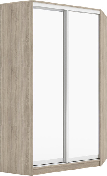 Изображение товара Шкаф-купе Кортекс-мебель Сенатор ШК30 Классика зеркало (дуб сонома)