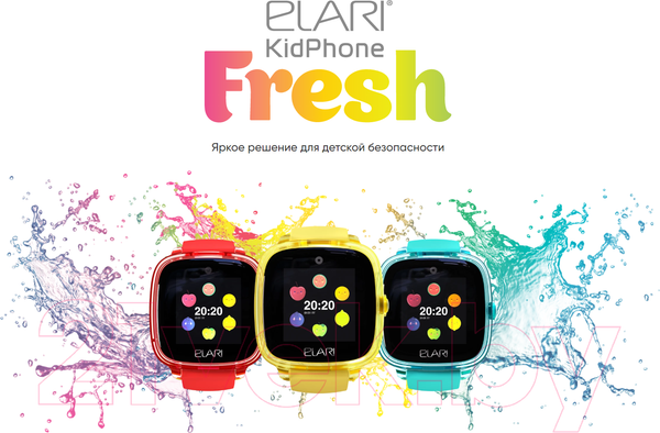 Изображение товара Умные часы детские Elari KidPhone 4 Fresh / KP-F (зеленый)