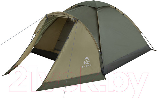 Изображение товара Палатка Jungle Camp Toronto 3 / 70815 (темно-зеленый/оливковый)