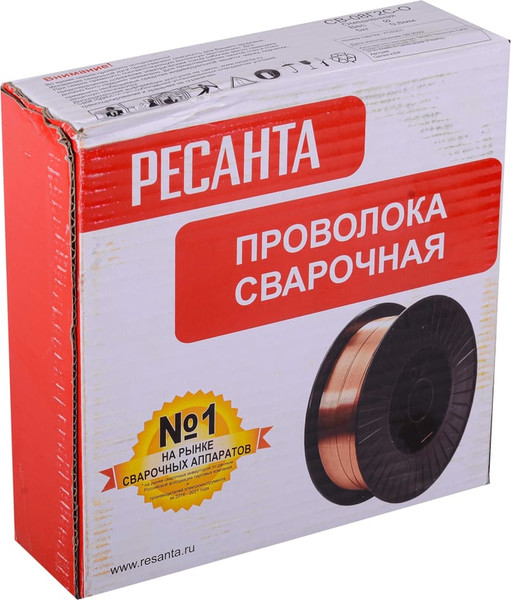 Изображение товара Проволока сварочная Ресанта СВ-08Г2С / 71/6/53 (5кг)
