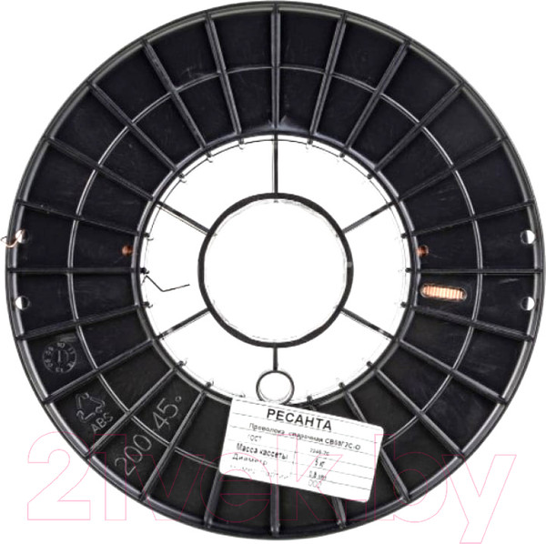 Изображение товара Проволока сварочная Ресанта СВ-08Г2С / 71/6/53 (5кг)