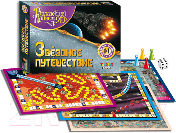 Изображение товара Настольная игра Topgame Звездное путешествие 4 в 1 / 01579