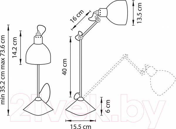 Изображение товара Настольная лампа Lightstar Loft 865914