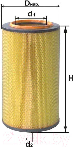 Изображение товара Воздушный фильтр Difa DIFA4319М