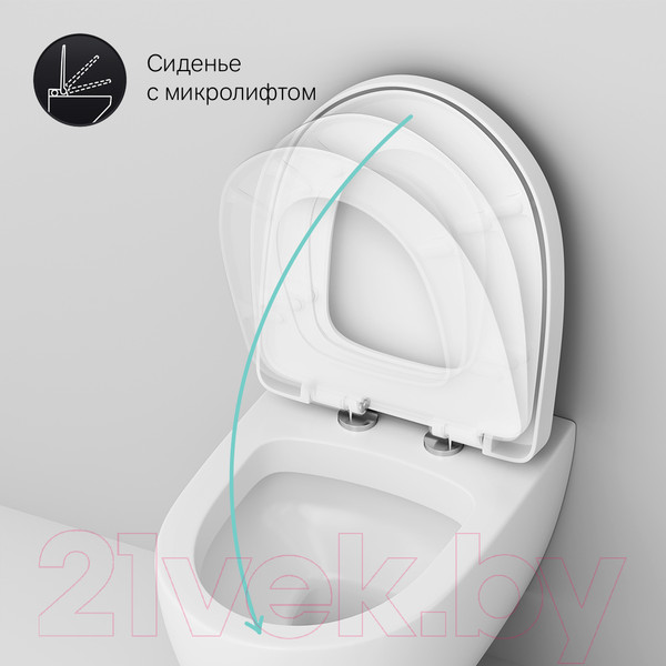 Изображение товара Унитаз подвесной AM.PM Awe C111738WH