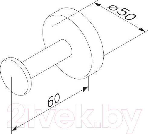Изображение товара Крючок для ванной AM.PM Inspire A50A35800