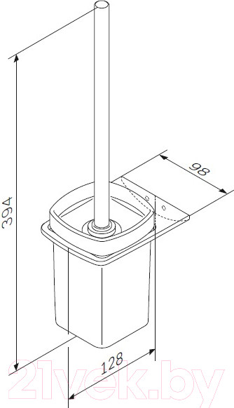 Изображение товара Ершик для унитаза AM.PM Inspire A50A33400