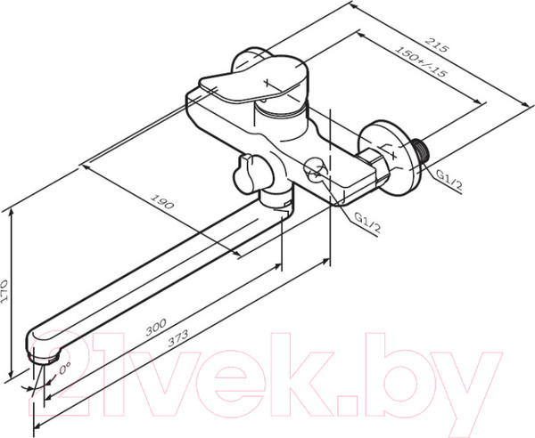 Изображение товара Смеситель AM.PM X-Joy F85A90000