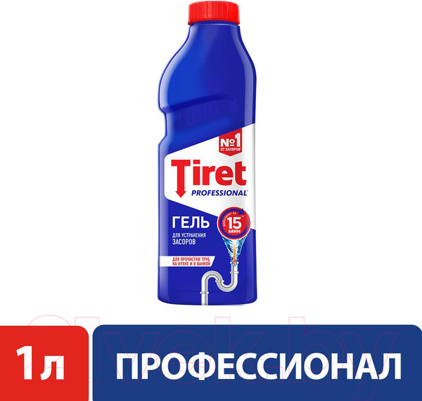 Изображение товара Средство для устранения засоров Tiret Professional (1л)