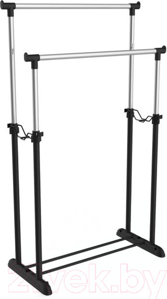 Изображение товара Стойка для одежды Sheffilton SHT-WR4150 (черный/черный муар)