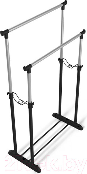 Изображение товара Стойка для одежды Sheffilton SHT-WR4150 (черный/черный муар)