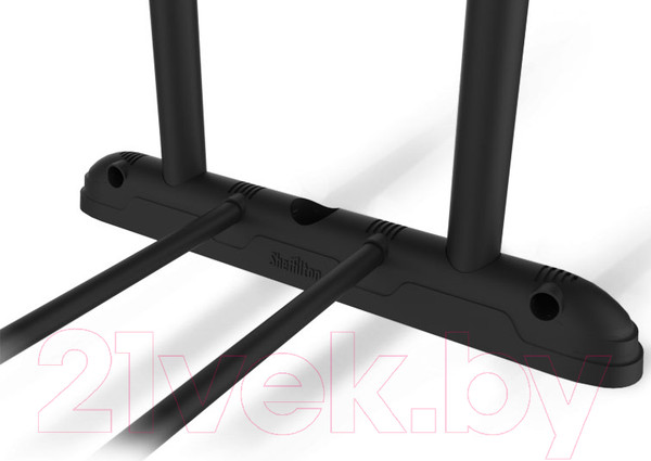 Изображение товара Стойка для одежды Sheffilton SHT-WR4150 (черный/черный муар)