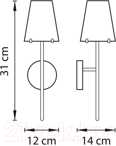 Изображение товара Бра Lightstar Diafano 758612