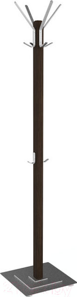 Изображение товара Вешалка для одежды Sheffilton Альберо SHT-CR11 (венге/алюминий)