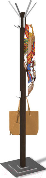 Изображение товара Вешалка для одежды Sheffilton Альберо SHT-CR11 (венге/алюминий)