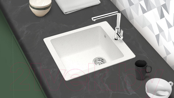 Изображение товара Мойка кухонная Berge BR-4200 (белый)