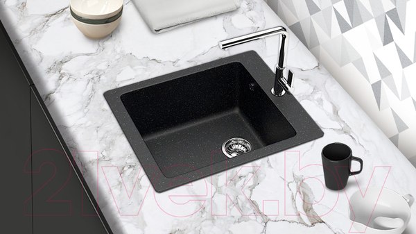 Изображение товара Мойка кухонная Berge BR-4200 (черный)