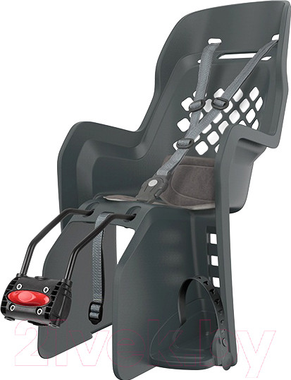 Изображение товара Детское велокресло Polisport Joy FF 29" / 8406500008 (темно-серый/серый)