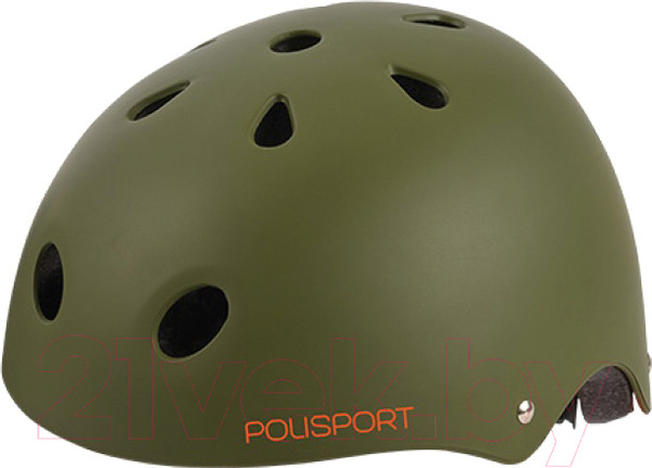 Изображение товара Защитный шлем Polisport Urban Radical TAG 53/55 (зеленый/оранжевый)