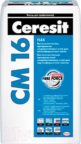 Изображение товара Клей для плитки Ceresit CM 16 Flex (5кг)