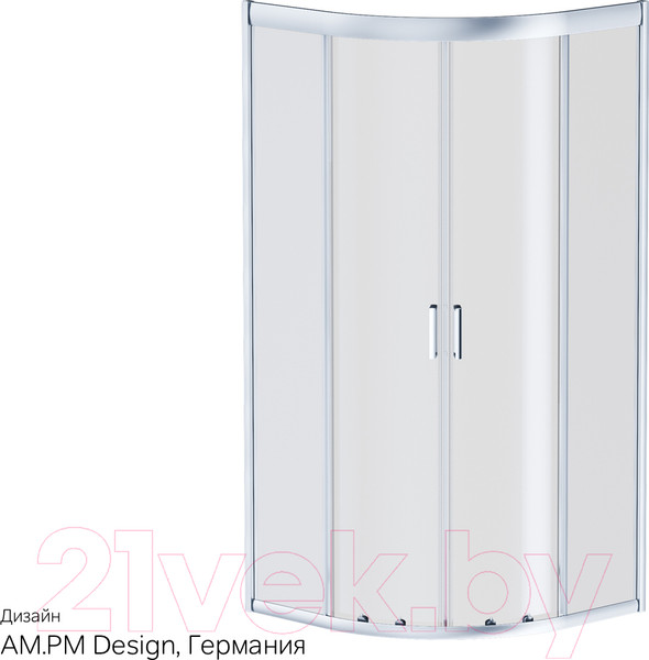 Изображение товара Душевой уголок AM.PM Gem W90G-401-090WT